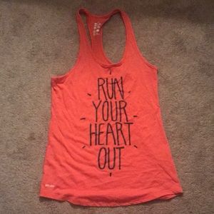 Nike “Run Your Heart Out Tank”, Brand New